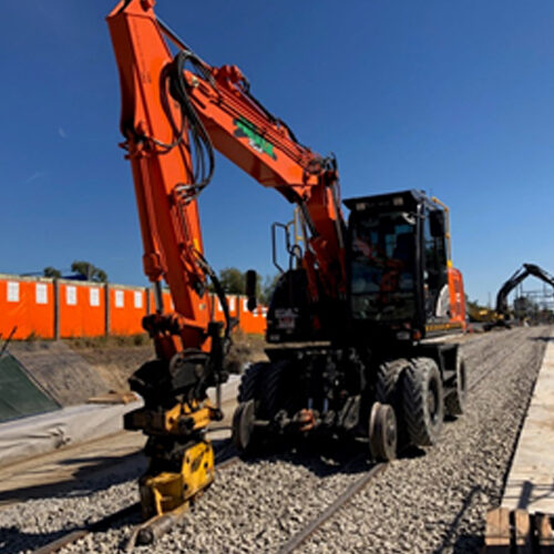 Hi-Rail Excavators hire